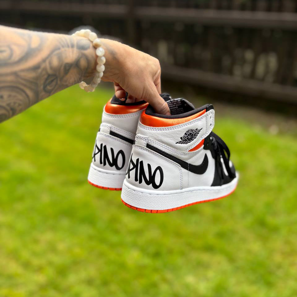 1 Of 1 Nike Dunk Air Jordan Youth “DPINO” Custom Sneakers