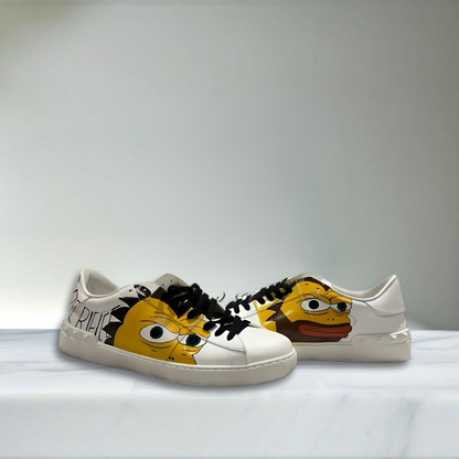 1 Of 1 Valentino “Dark Pino” Custom Sneakers