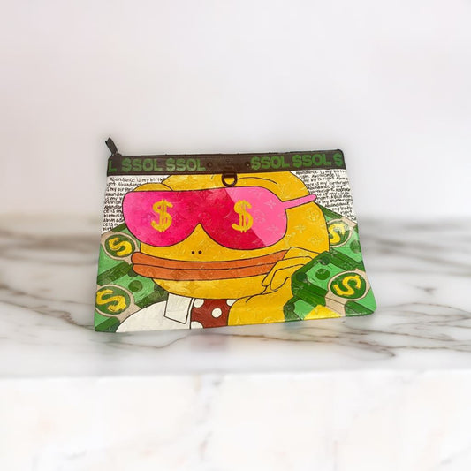 1 Of 1 Custom Hand-Painted Louis Vuitton Clutch – Pino-Inspired