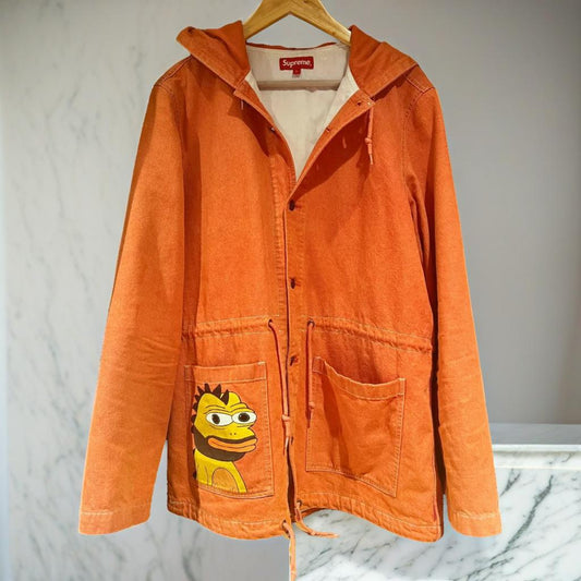 1 Of 1 Supreme Washed Hooded Work Jacket - Pino Art