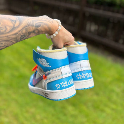 1 Of 1 Nike Dunk Air Jordan “DPINO” Custom Sneakers