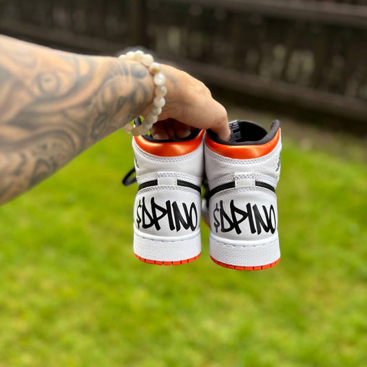 1 Of 1 Nike Dunk Air Jordan Youth “DPINO” Custom Sneakers