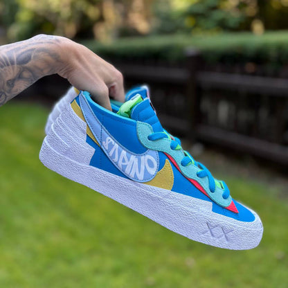 1 Of 1 Nike Blazer Mid "KAWS x sacai" “DPINO” Custom Sneakers