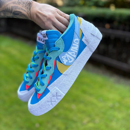 1 Of 1 Nike Blazer Mid "KAWS x sacai" “DPINO” Custom Sneakers