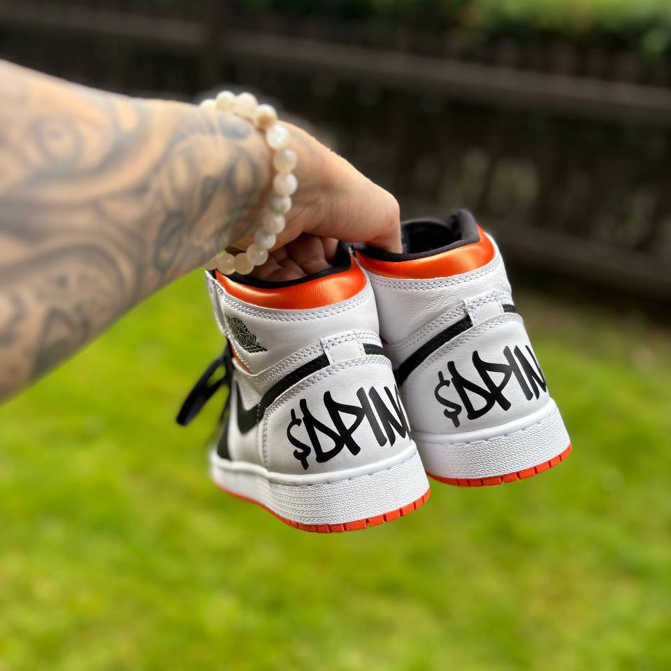 1 Of 1 Nike Dunk Air Jordan Youth “DPINO” Custom Sneakers