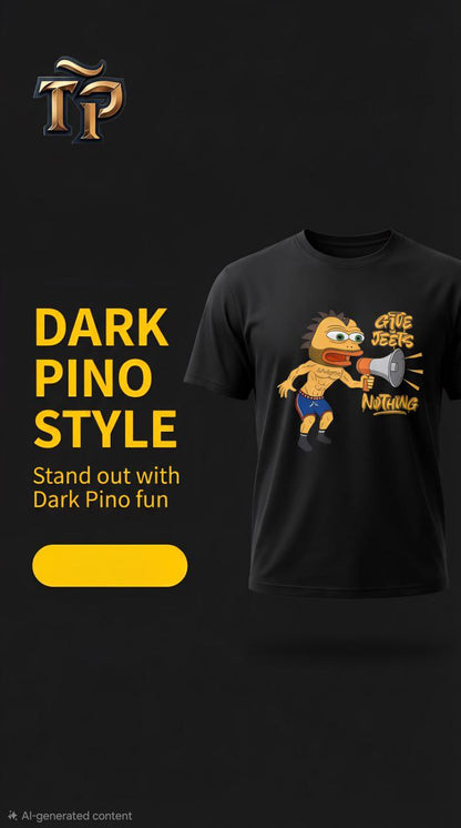 Give Jeets Nothing Dark Pino Custom T-Shirt